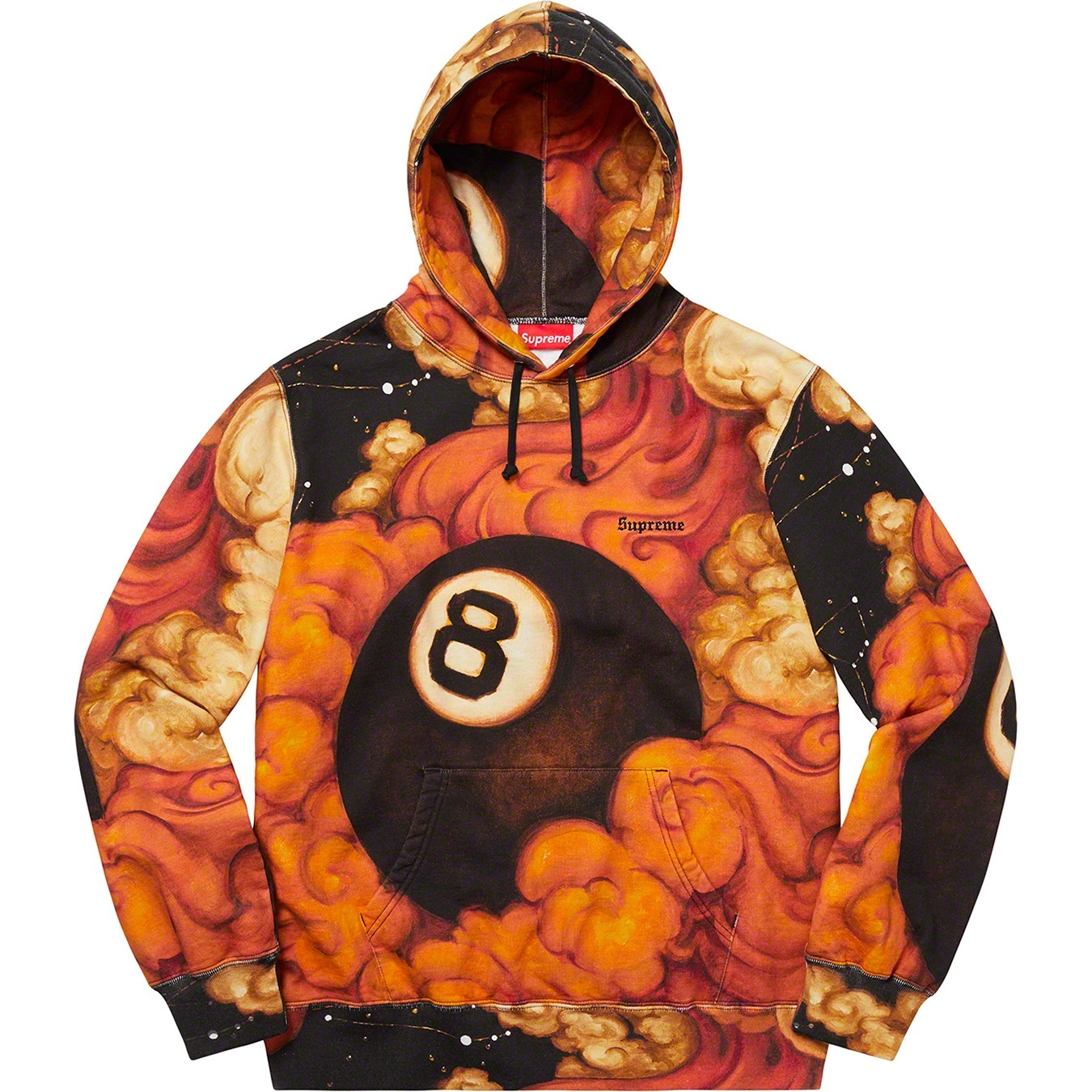 Martin Wong/Supreme 8-Ball Hooded Sweatshirt view 2